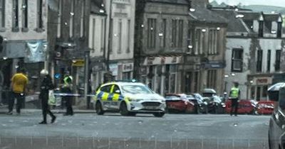 Pedestrian hit by lorry on Lanarkshire street as police lock down road
