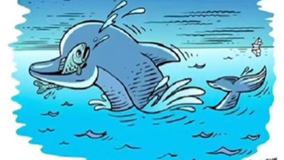 Optical Illusion: Only sharp eyed people can spot 2 birds in this aquatic illustration