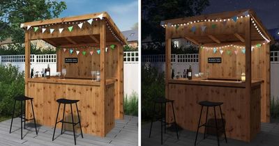 Wowcher is selling a bar for your garden at less than half the original price