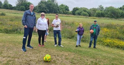 Brain injury suffers help their recovery with footgolf
