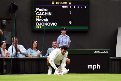 Novak Djokovic eases to opening Wimbledon win after farcical delay