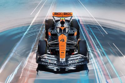 McLaren unveils throwback chrome F1 livery for British GP