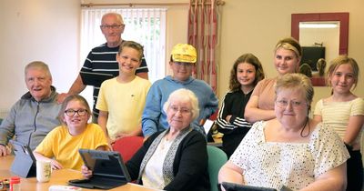 School pupils help improve residents' digital skills at Lanarkshire retirement complex