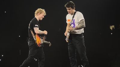 “Let it rip”: Watch John Mayer join Ed Sheeran to flex his supreme soloing chops on Thinking Out Loud