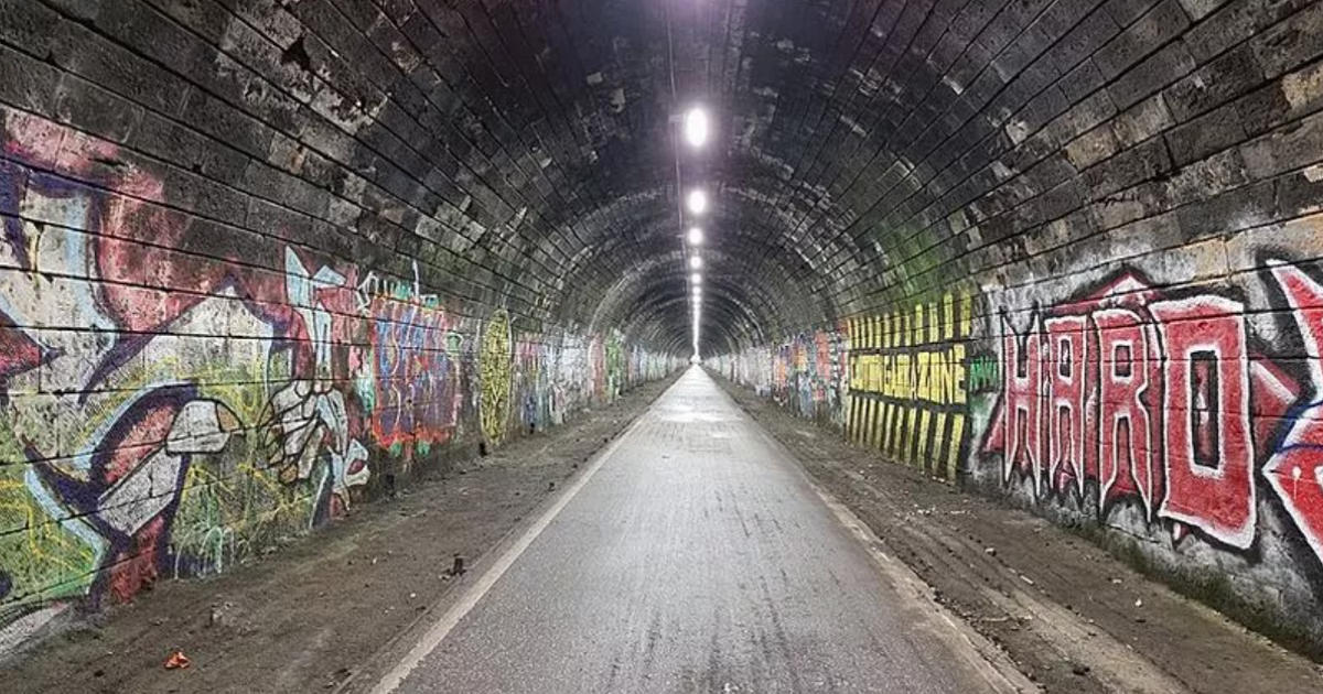 Edinburgh's 200yearold tunnel that runs for half a…