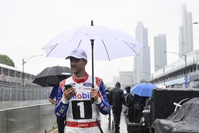 Button "was enjoying" Chicago NASCAR race until pit entry collision
