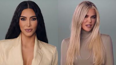 Khloé And Kim Kardashian Are Still Loving The Barbiecore Trend In Thigh-High Boots And Bodysuits