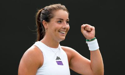 Jodie Burrage breaks new Wimbledon ground with win as Broady advances