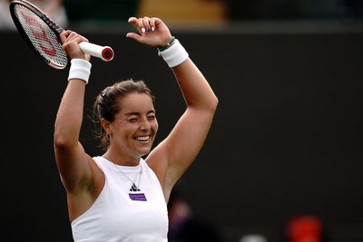 Jodie Burrage celebrates Wimbledon win after believing tennis career was ‘done’