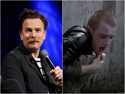 Ewan McGregor used to show his children traumatic Trainspotting toilet scene ‘for a laugh’