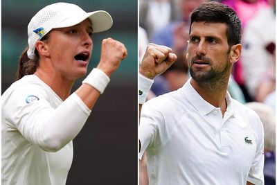 Wimbledon day one: Top seeds Iga Swiatek and Novak Djokovic ease to victory