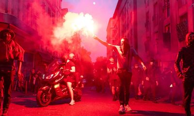 How did I spend the weekend? In France, remembering when England burned