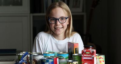 Gateshead nine-year-old hoping to beat the world record for foodbank donations
