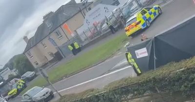 Busy Edinburgh road closed following collision as emergency services rush to scene