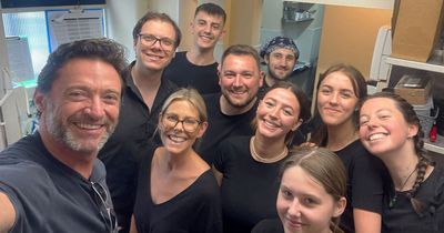 Hugh Jackman drops in on waffle house for family meal and surprises staff