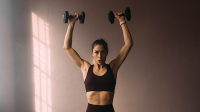 Sculpt your shoulders in 15 minutes with this five-move dumbbell workout