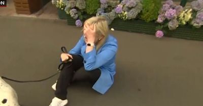 Carol Kirkwood sparks concern as she suffers tumble live on BBC Breakfast during weather update