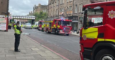 Fire in Edinburgh tenement building triggers huge emergency response on busy road