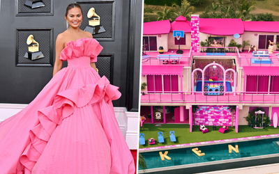 Chrissy Teigen visited Barbie’s Malibu DreamHouse – and recreated the iconic scene that made the internet explode