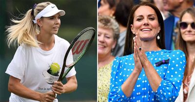 British tennis' golden girl who's dating Wimbledon star - and Kate Middleton is a fan