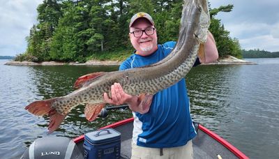 Catching a 50-inch-plus muskie on the same day for the second straight year