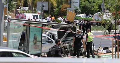 Carnage on streets of Tel Aviv as car ploughs into bystanders injuring eight people