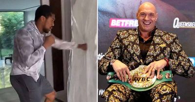 Tyson Fury mocks rival Anthony Joshua for using mattress as punching bag