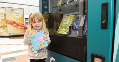 Scotland's first first free recycled book vending machine unveiled at The Centre