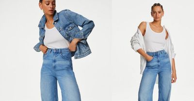 M&S fans swoon over £35 wide-leg jeans that are 'so slimming' and 'don't gape'