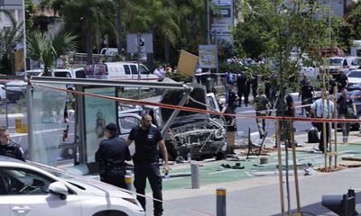 Nine injured in Tel Aviv ramming and stabbing attack