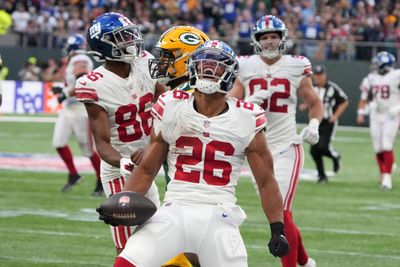 See it: Giants’ Saquon Barkley working out with Deebo Samuel