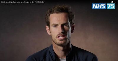 Wimbledon legend Andy Murray leads sports stars sharing poignant tributes to NHS