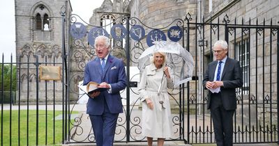 King Charles opens Jubilee Gates installed at Holyrood Palace to honour late Queen