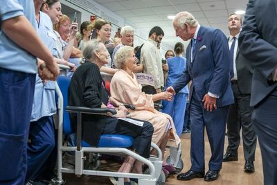 King and Queen celebrate NHS’ 75th birthday