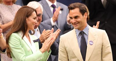Kate Middleton reunites with pal Roger Federer during emotional Wimbledon tribute