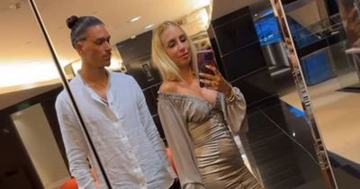 Darwin Nunez girlfriend's three word message as couple party with ex EFC star in Ibiza