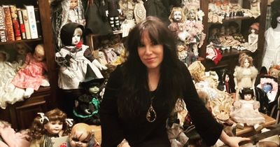 Single mum turns room into a 'shrine' to more than 300 'creepy dolls'