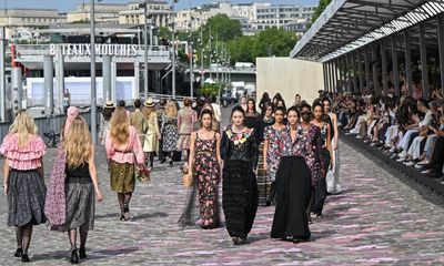 Chanel haute couture show is a postcard from idealised Paris