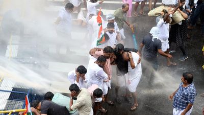 Congress march to commissioner’s office turns violent