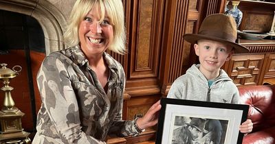 Geordie Hospital's Kit gets Indiana Jones surprise at Bamburgh Castle