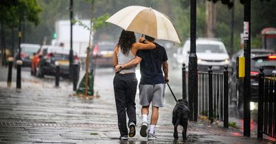 Parts of UK to be hit with heavy rain for NINE hours with battering 60mph winds