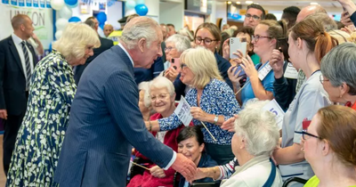 King Charles and Queen Camilla shares a smile with patients and doctors as they mark NHS's landmark 75 birthday