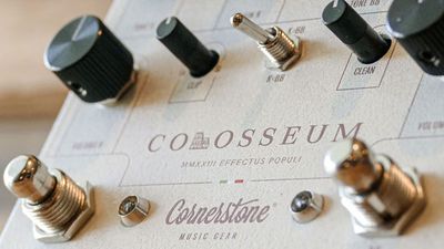 Cornerstone asked the people what they wanted, the people spoke, and the result is the Colosseum – a twofer drive pedal inspired by the Klon and Blues Breaker