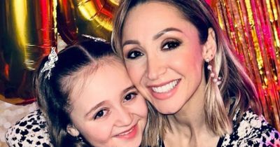 Hollyoaks' Lucy-Jo Hudson 'proud' as she shows daughter from Coronation Street co-star relationship is following in parent's footsteps