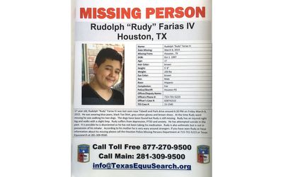 Houston police detectives have not spoken with Rudy Farias as mother reveals ‘he is non-verbal’