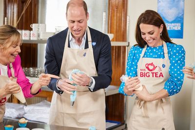 Prince and Princess of Wales drop in for NHS tea party