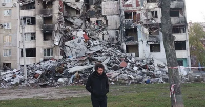 Scot's harrowing account on visiting village in Ukraine with one building left