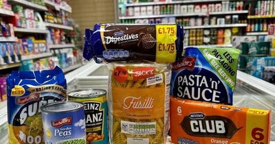 Stores in Newcastle, North Shields and Northumberland offering nine-item food bundles for 1p