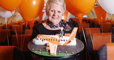 Gran-of-two still flying high at 73 as EasyJet's oldest cabin crew member