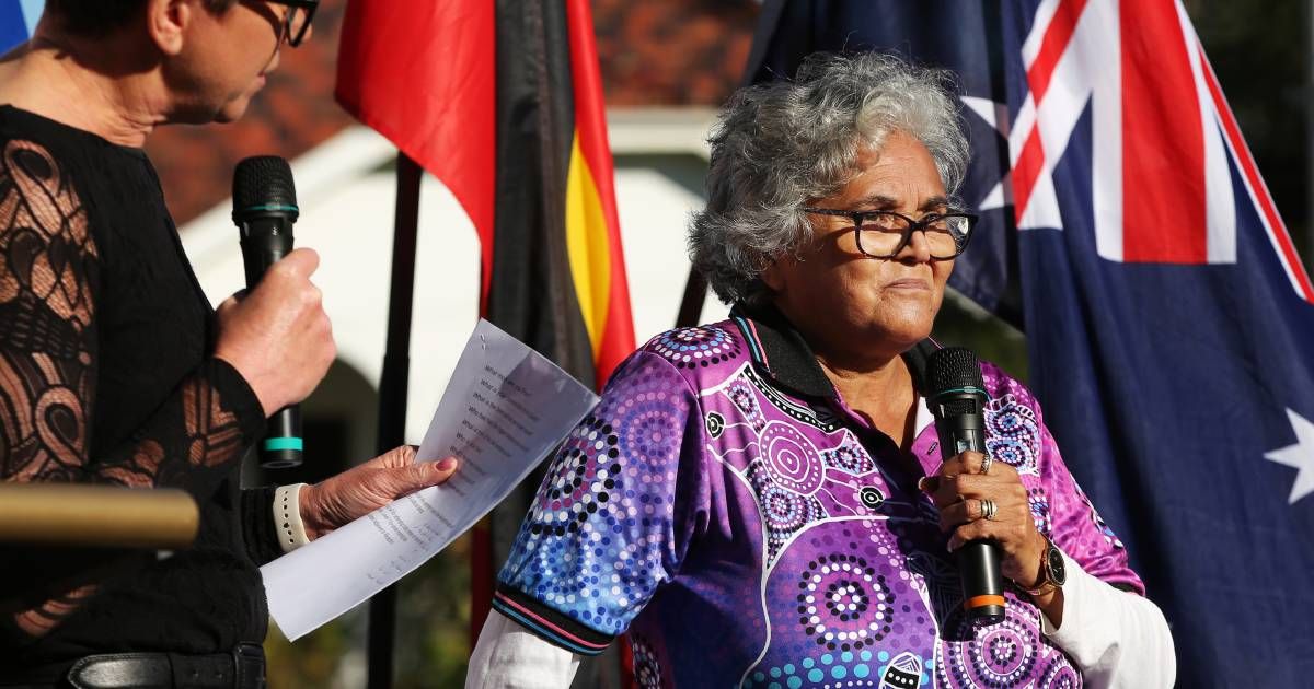 Flag raising draws 'large and beautiful' crowd to…